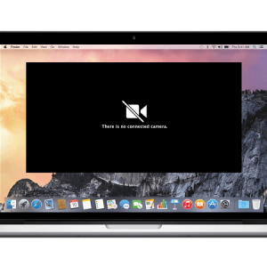 macbook mất camera