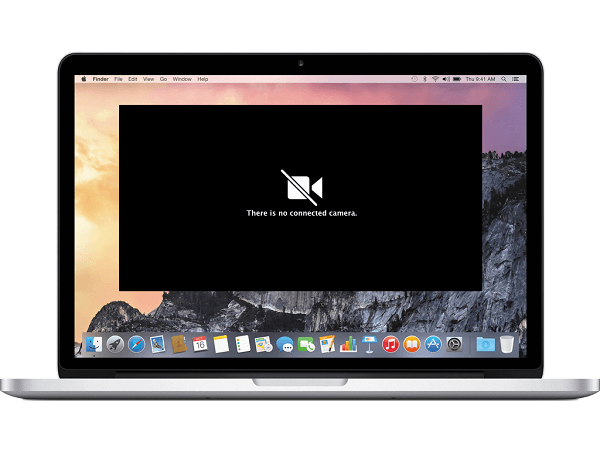 macbook không nhận camera macbook mất camera
